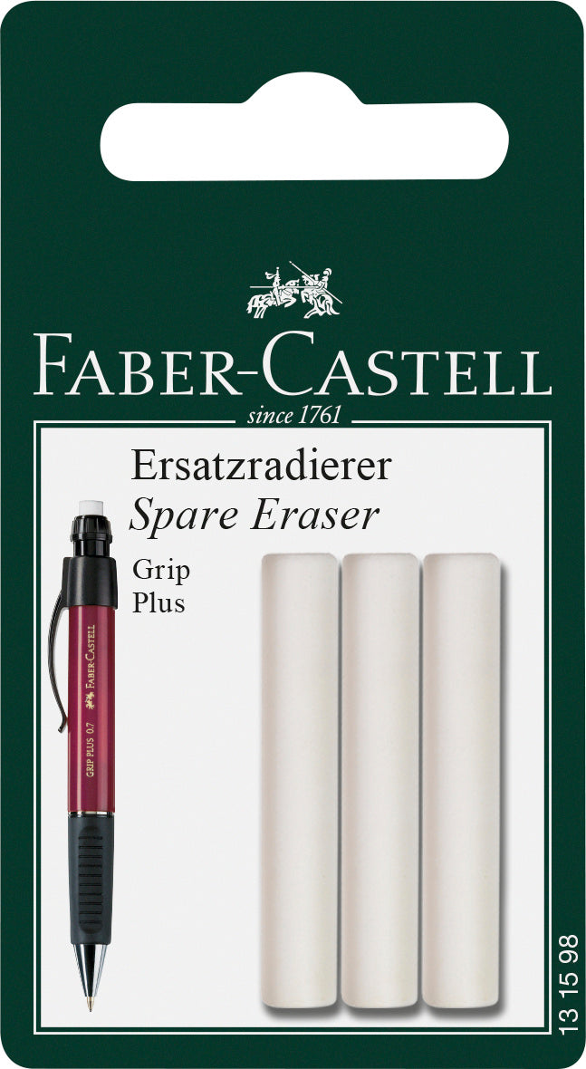 BLISTER 3 BUC REZERVA RADIERA PT GRIP PLUS FABER-CASTELL BLISTER 3 BUC REZERVA RADIERA PT GRIP PLUS FABER-CASTELL